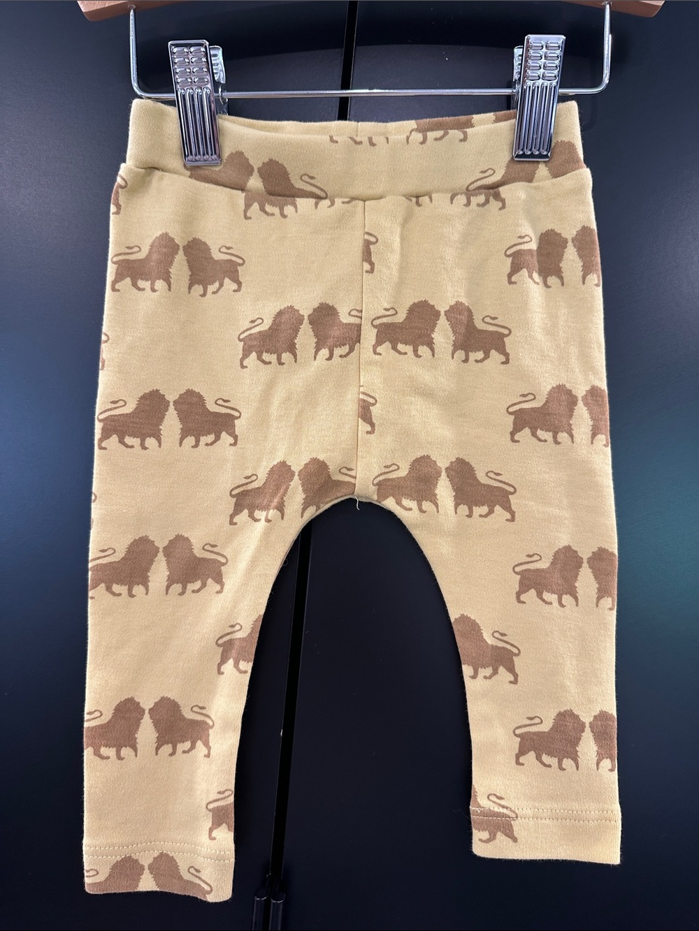 Kate Quinn Organic Cotton Lion Print Baby Harem Pants
